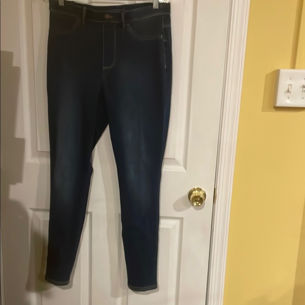 Bandolino Blue Skinny Jeans Stretchy Tapered Fit Bella Legging